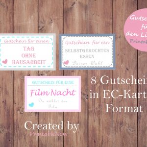Valentinstagsgutscheine